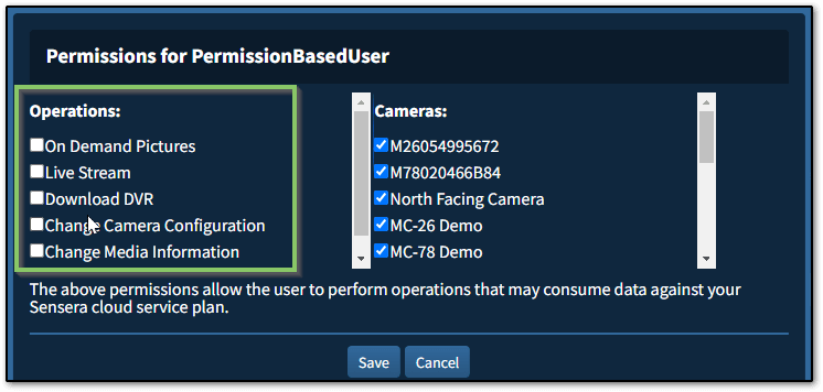 Permissions Operations