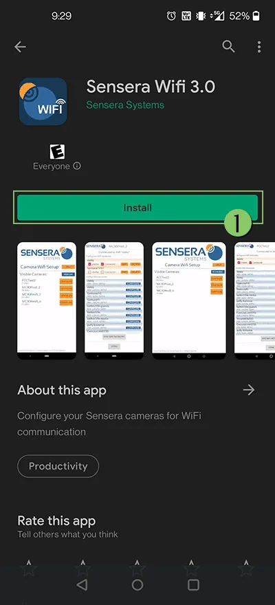 Sensera Wifi 3.0 Install page